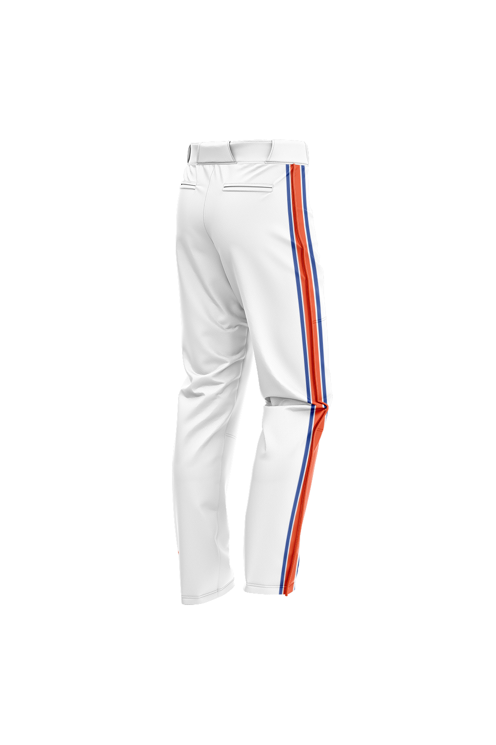 Flames MI Sublimated Baseball Pants- White