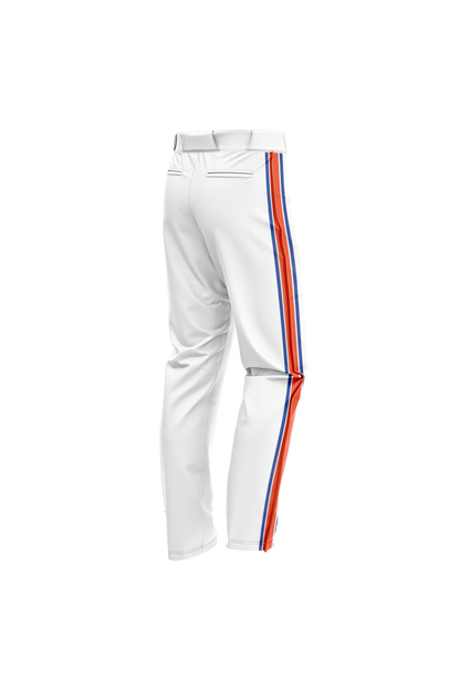 Flames MI Sublimated Baseball Pants- White