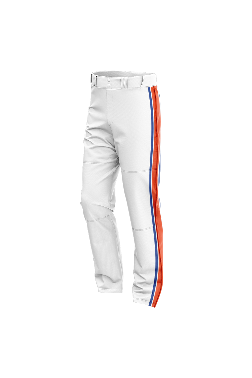 Flames MI Sublimated Baseball Pants- White