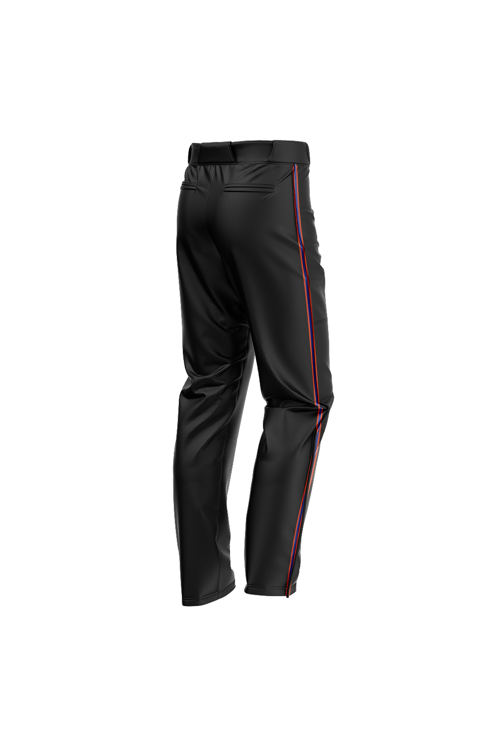Flames MI Sublimated Baseball Pants- Black