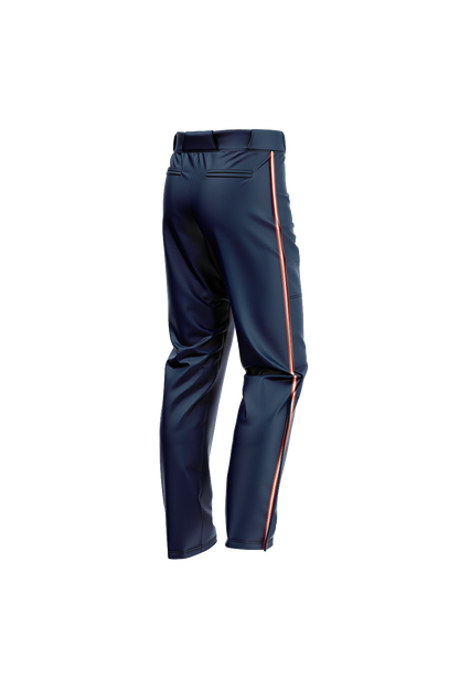 Flames MI Sublimated Baseball Pants- Navy