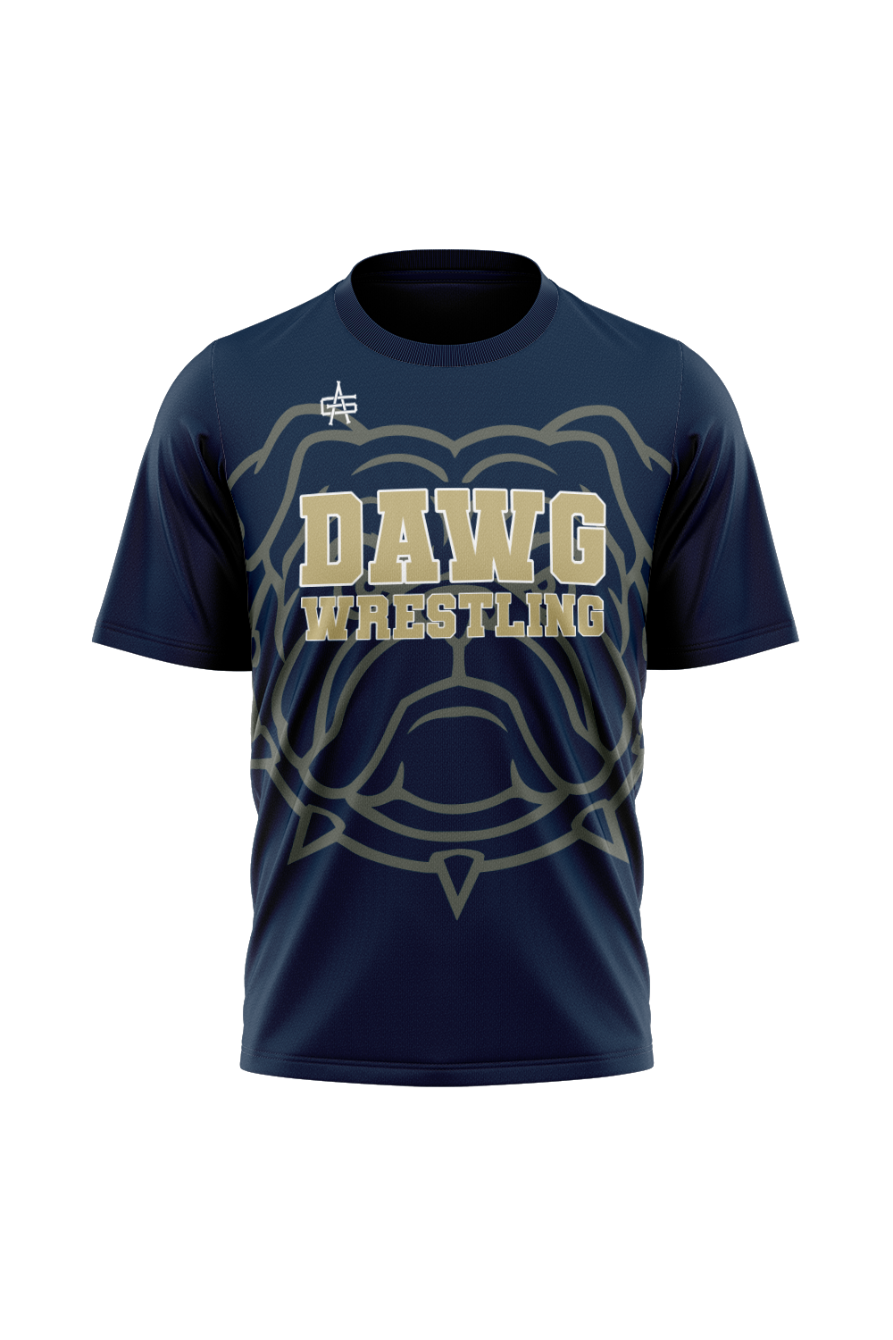 Otsego Middle School Wrestling Sublimated Performance Short Sleeve Tee