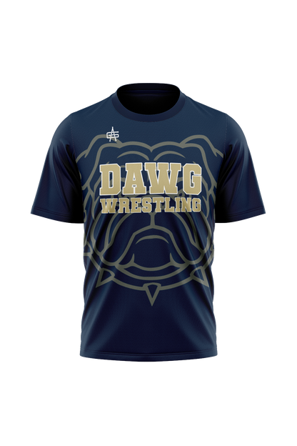 Otsego Middle School Wrestling Sublimated Performance Short Sleeve Tee