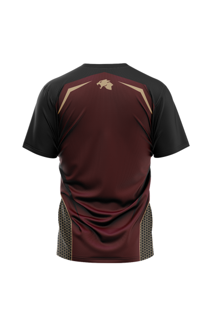 Parma Western MatCats Wrestling Sublimated Performance Short Sleeve Tee - Maroon