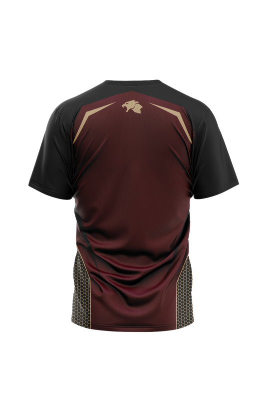 Parma Western MatCats Wrestling Sublimated Performance Short Sleeve Tee - Maroon