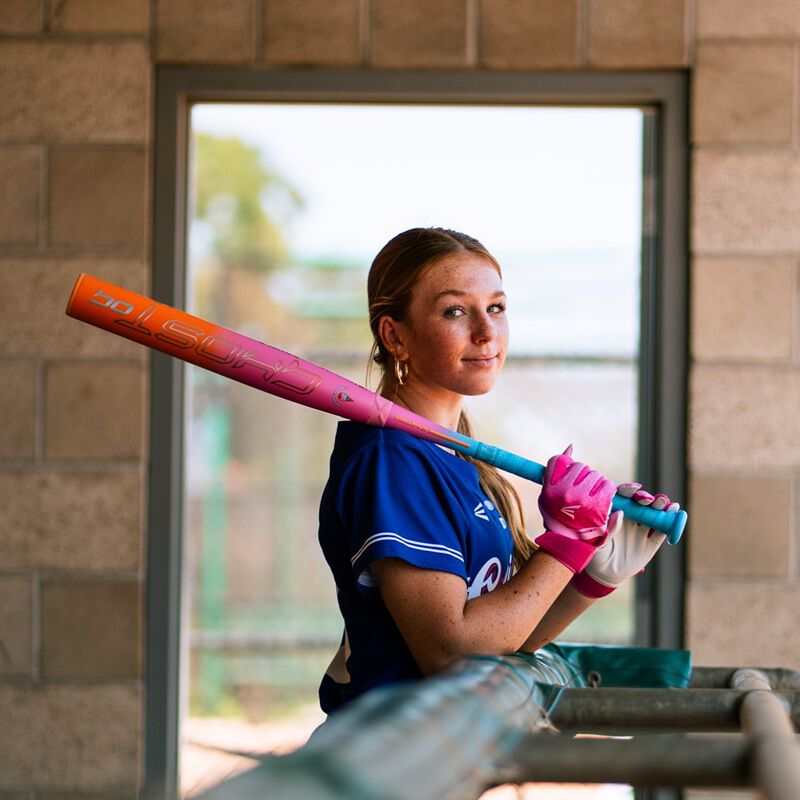 Easton Ghost OG Rainbow Sherbet Fastpitch Bat -11