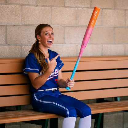 Easton Ghost OG Rainbow Sherbet Fastpitch Bat -11