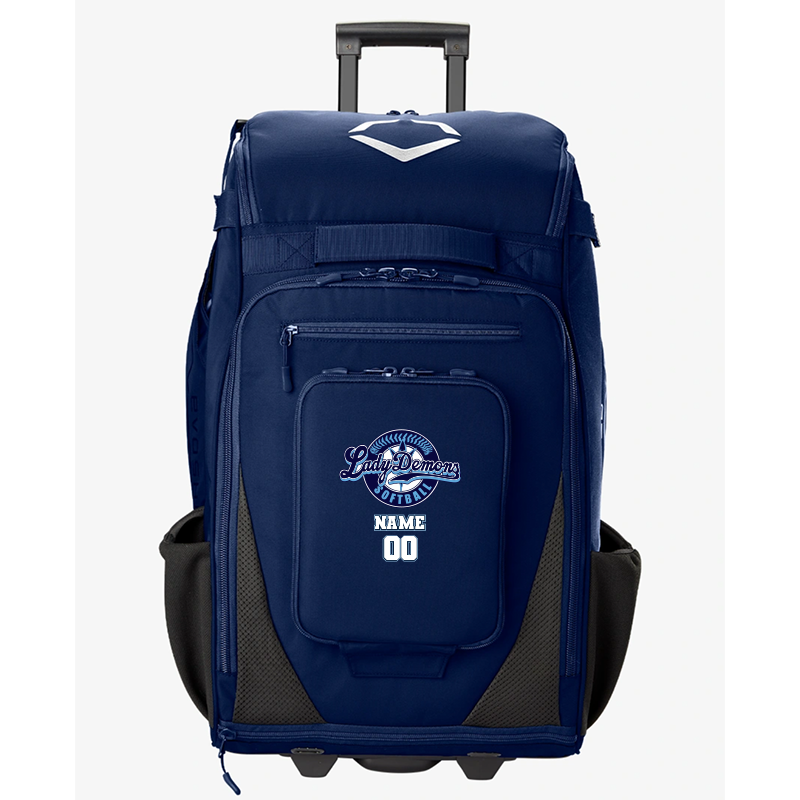 Richmond Lady Demons Custom Evoshield Takeover Utility Wheeled Bag