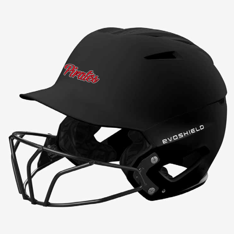 Cardington Pirates Softball Evoshield XVT 2.0 Matte Batting Helmet with Facemask