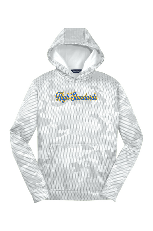 Youth Sport-Tek Sport-Wick CamoHex Fleece Hooded Pullover