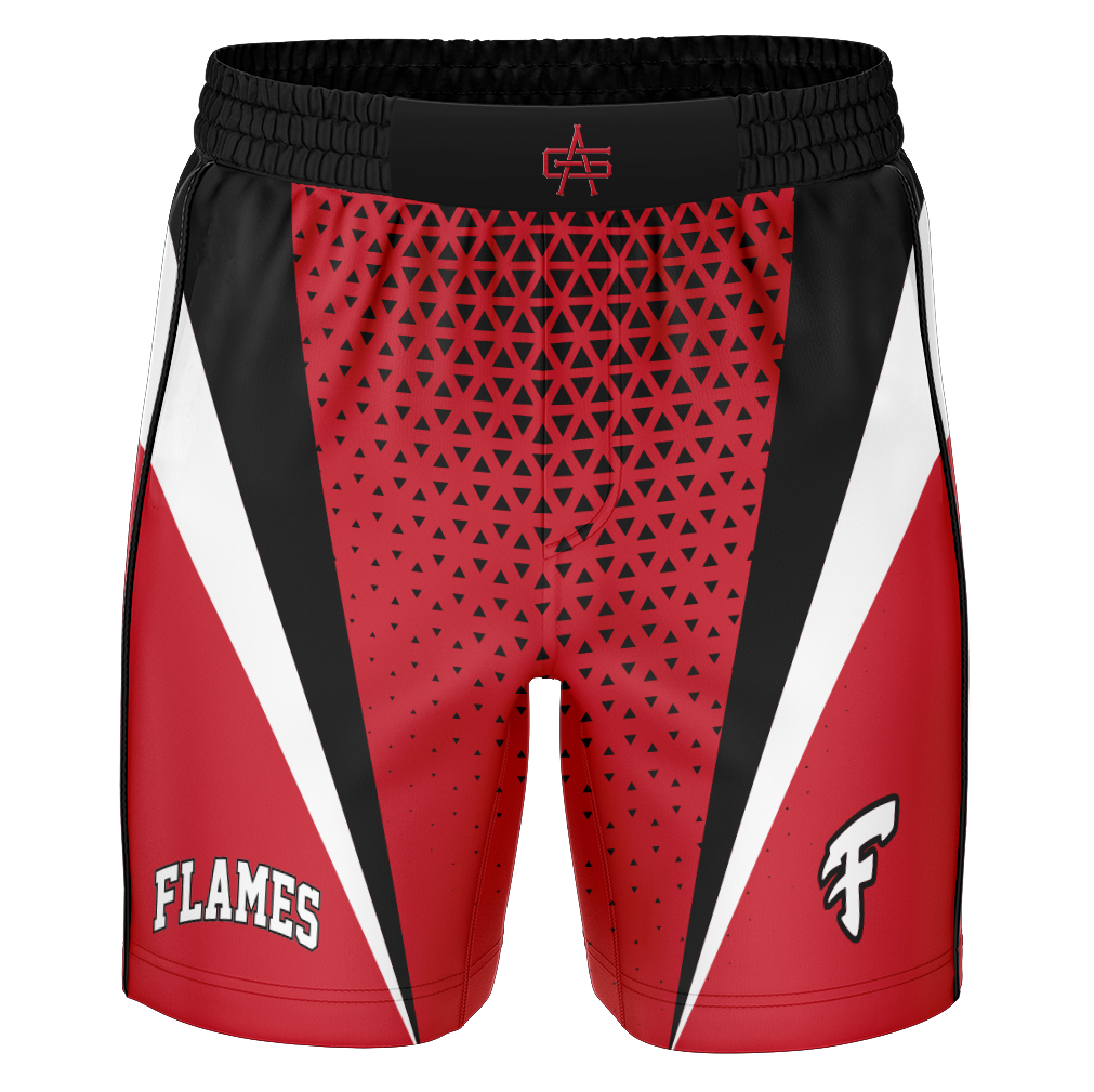 Folsom Flames Custom Performance Sublimated Shorts