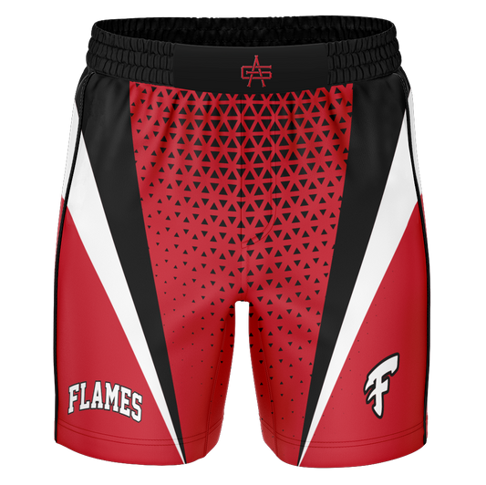Folsom Flames Custom Performance Sublimated Shorts
