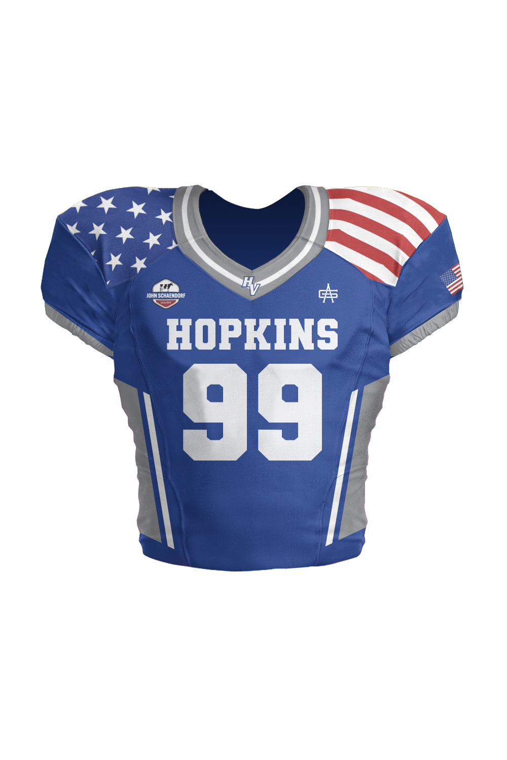 Hopkins High School Football Sublimated Jersey