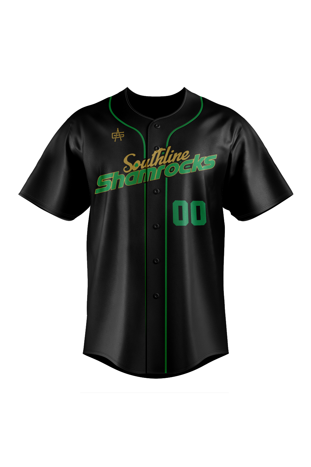 Shamrocks Baseball Sublimated Full Button Jersey