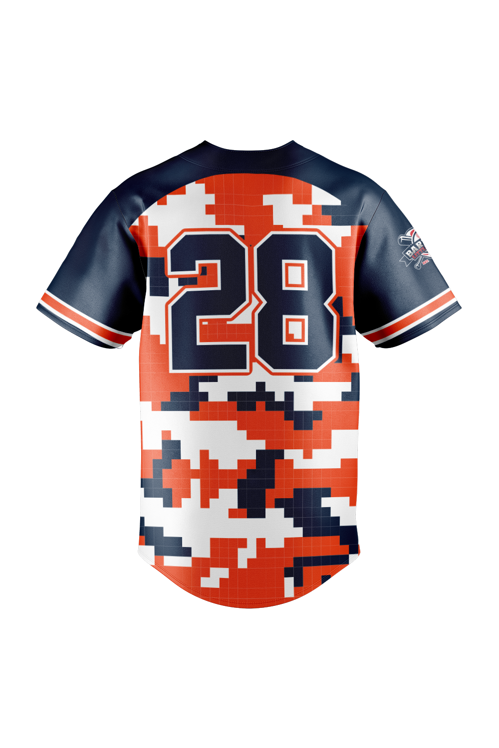 Bartlett Little League Sublimated Baseball Full Button Jersey