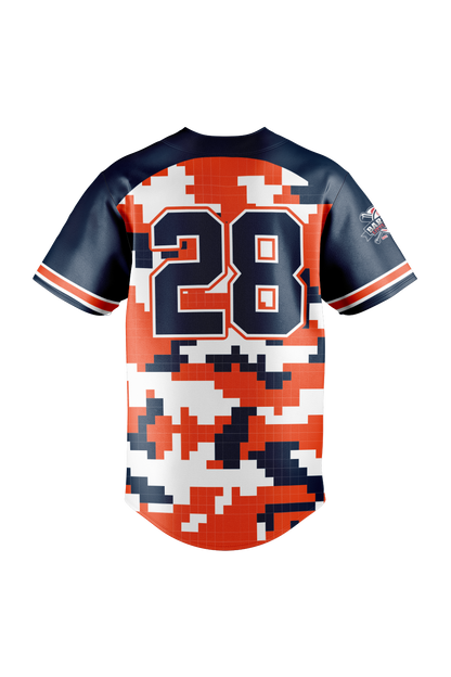 Bartlett Little League Sublimated Baseball Full Button Jersey