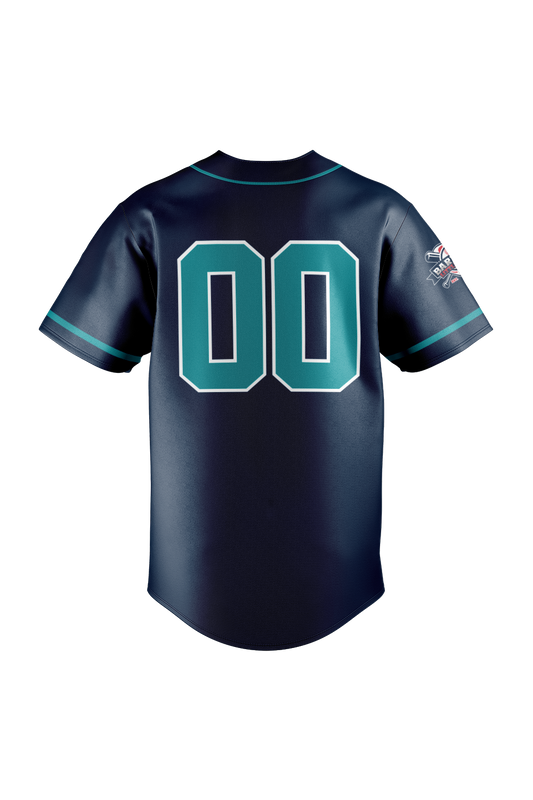Bartlett Little League Sublimated Baseball Full Button Jersey