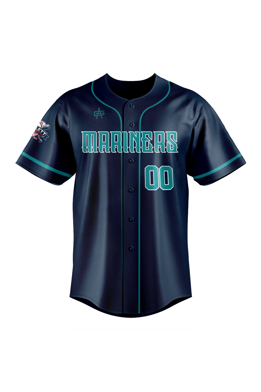 Bartlett Little League Sublimated Baseball Full Button Jersey