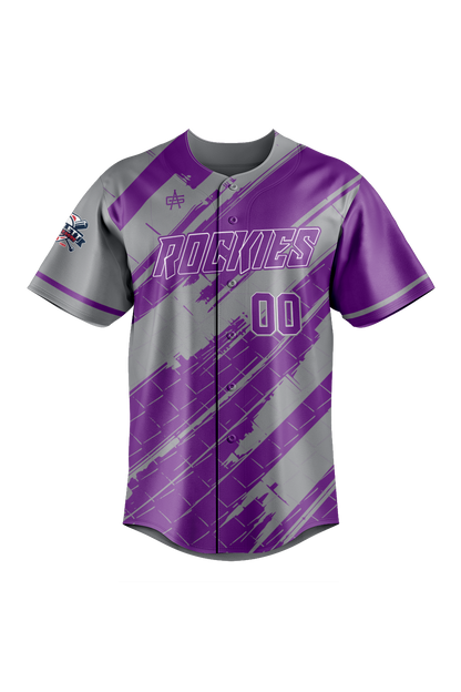 Bartlett Little League Sublimated Baseball Full Button Jersey