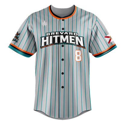 Brevard Hitmen Baseball Full Button Jersey