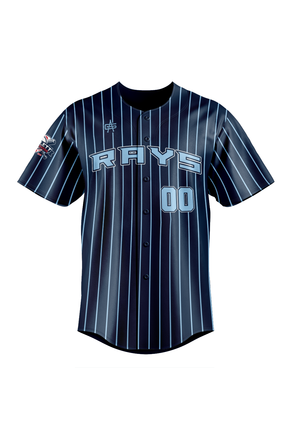 Bartlett Little League Sublimated Baseball Full Button Jersey
