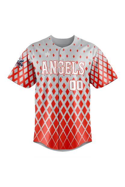 Bartlett Little League Sublimated Baseball Full Button Jersey