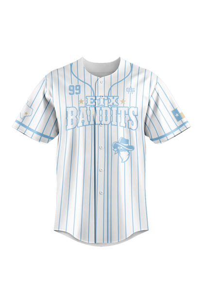 ETX Bandits Sublimated Baseball Full Button Jersey