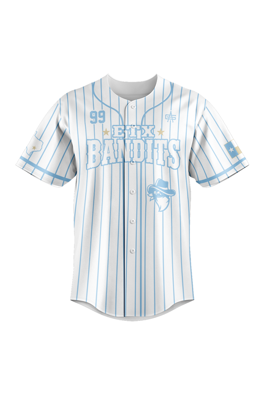 ETX Bandits Sublimated Baseball Full Button Jersey