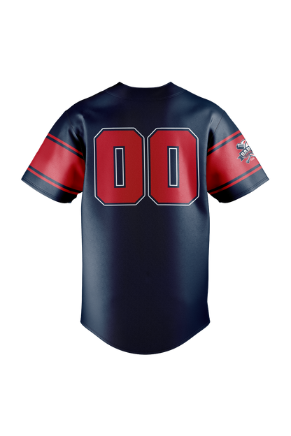Bartlett Little League Sublimated Baseball Full Button Jersey