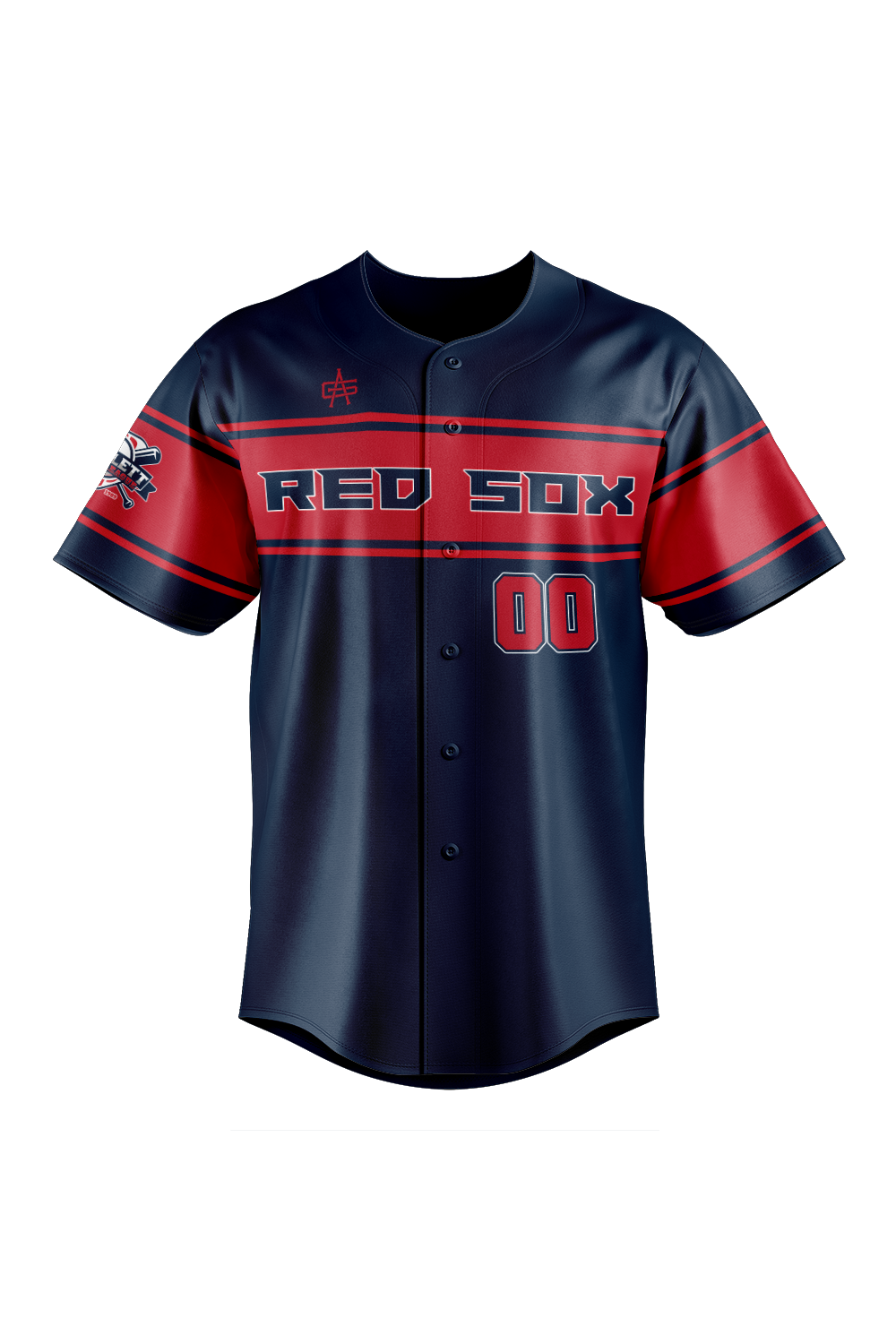 Bartlett Little League Sublimated Baseball Full Button Jersey