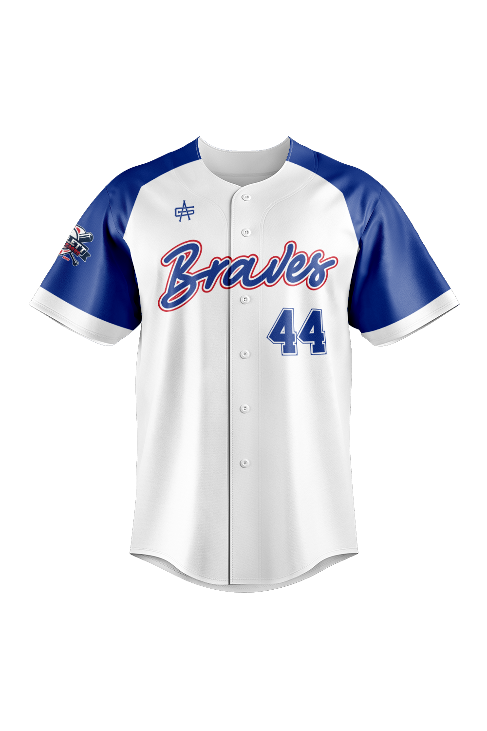 Bartlett Little League Sublimated Baseball Full Button Jersey