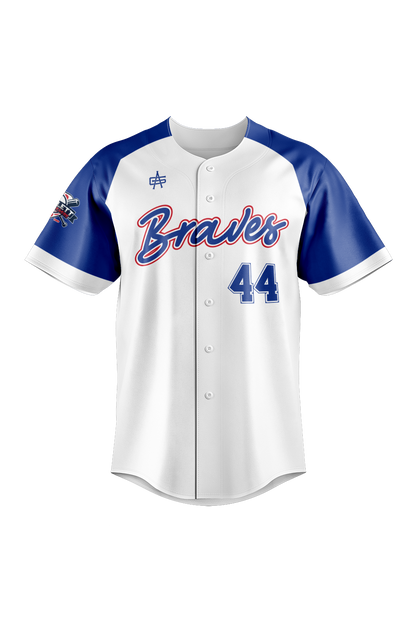 Bartlett Little League Sublimated Baseball Full Button Jersey