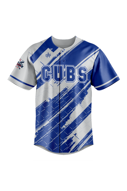 Bartlett Little League Sublimated Baseball Full Button Jersey