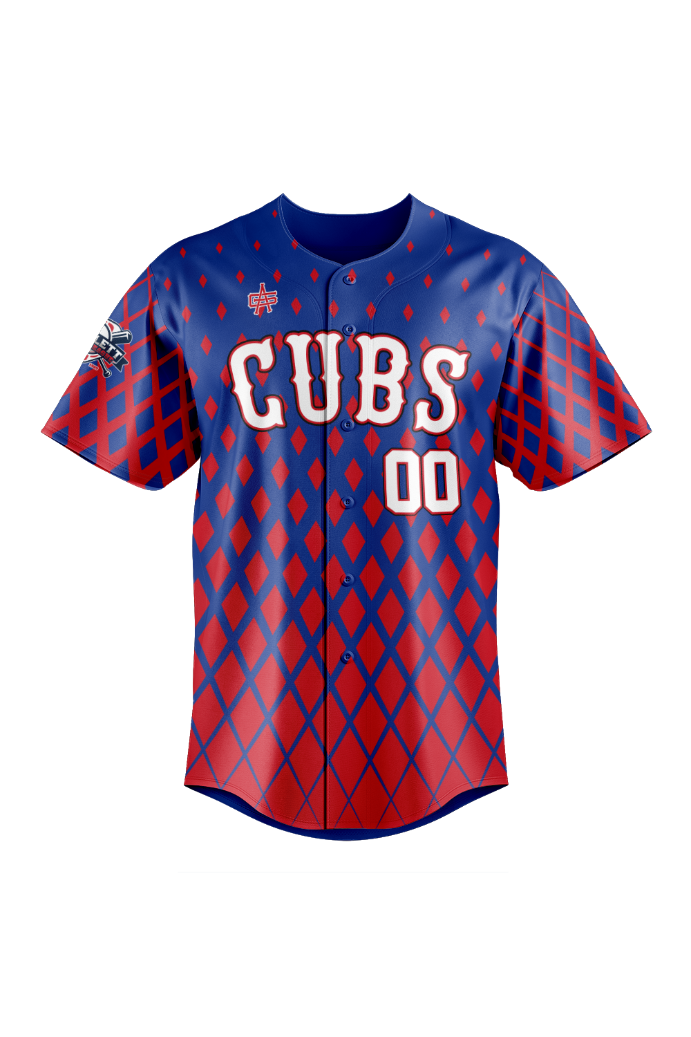 Bartlett Little League Sublimated Baseball Full Button Jersey