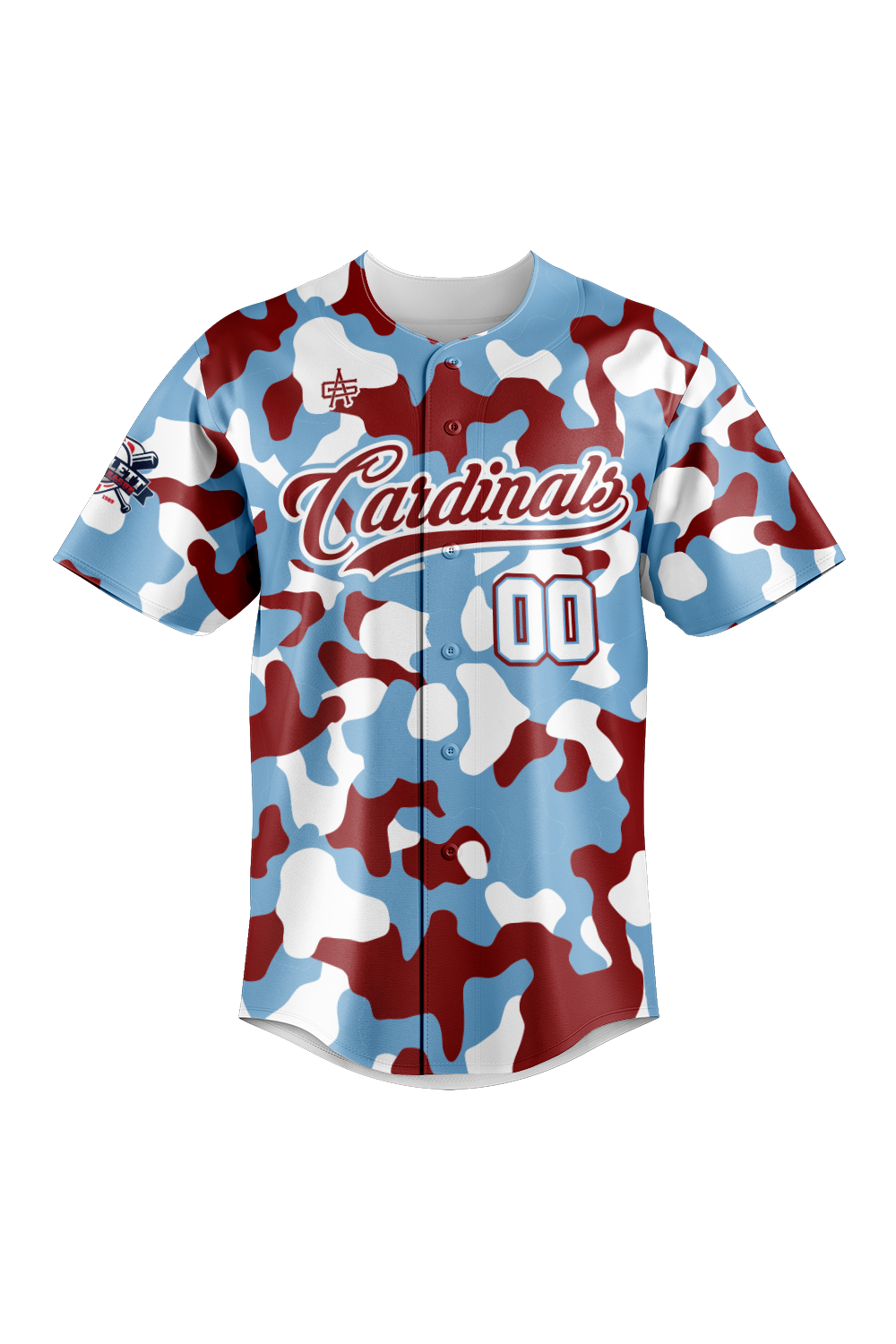 Bartlett Little League Sublimated Baseball Full Button Jersey