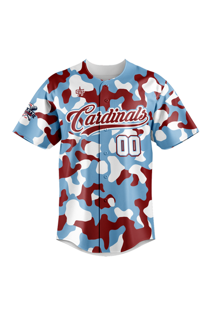 Bartlett Little League Sublimated Baseball Full Button Jersey