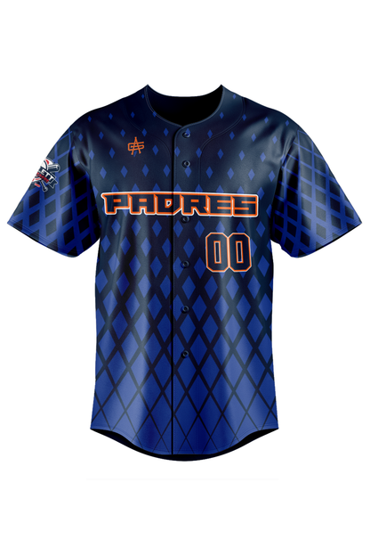 Bartlett Little League Sublimated Baseball Full Button Jersey