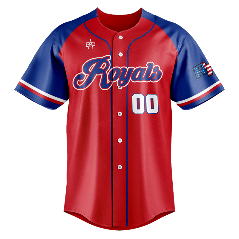 Richmond Royals Baseball Full Button Jersey