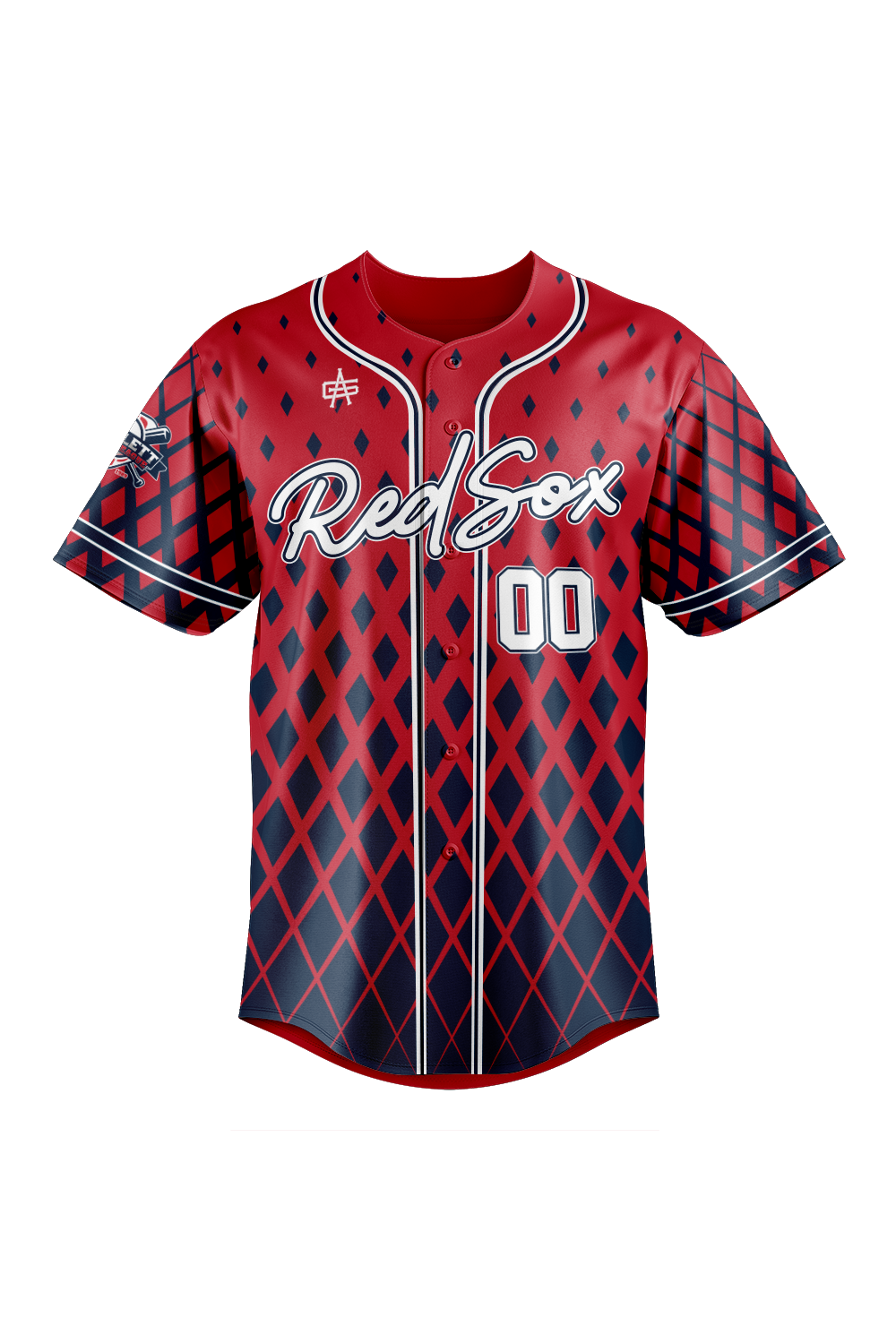 Bartlett Little League Sublimated Baseball Full Button Jersey