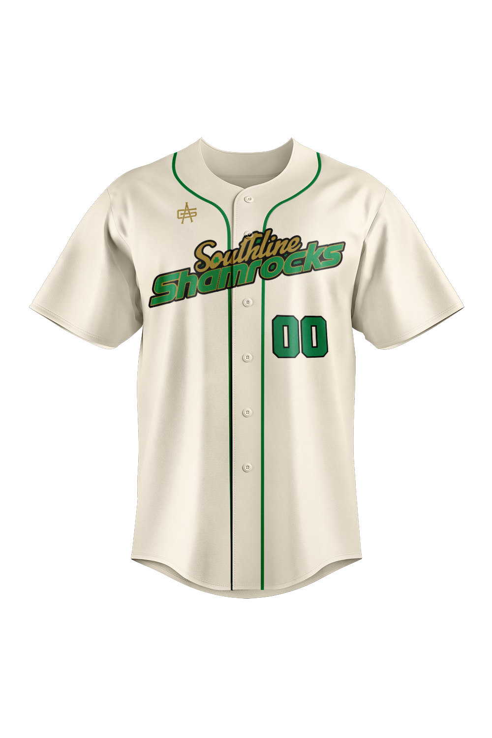 Shamrocks Baseball Sublimated Full Button Jersey