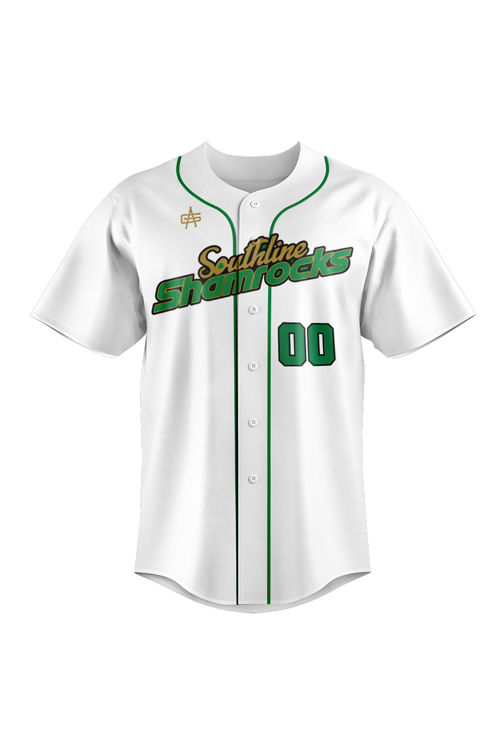 Shamrocks Baseball Sublimated Full Button Jersey