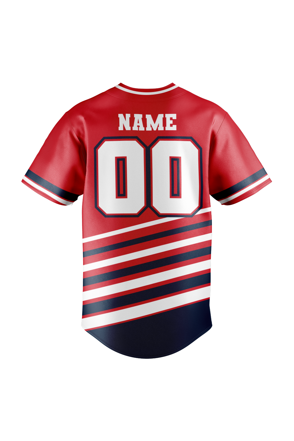 Bartlett Little League Sublimated Baseball Full Button Jersey V4