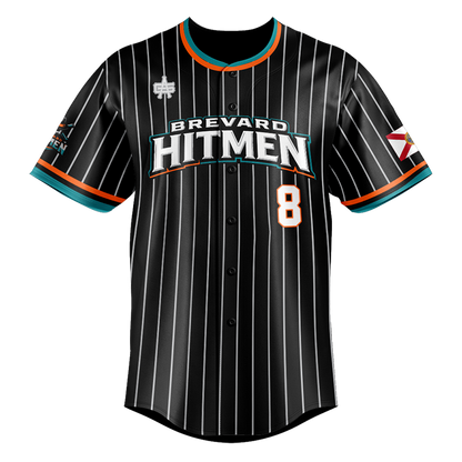 Brevard Hitmen Baseball Full Button Jersey