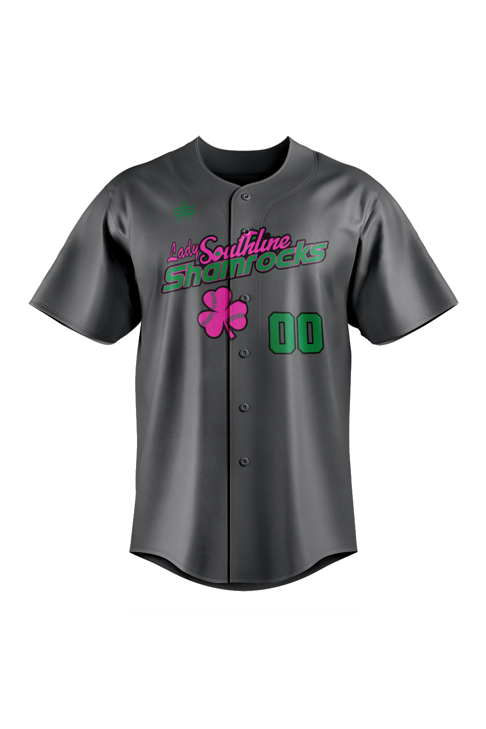 Shamrocks Sublimated Softball Full Button Jersey