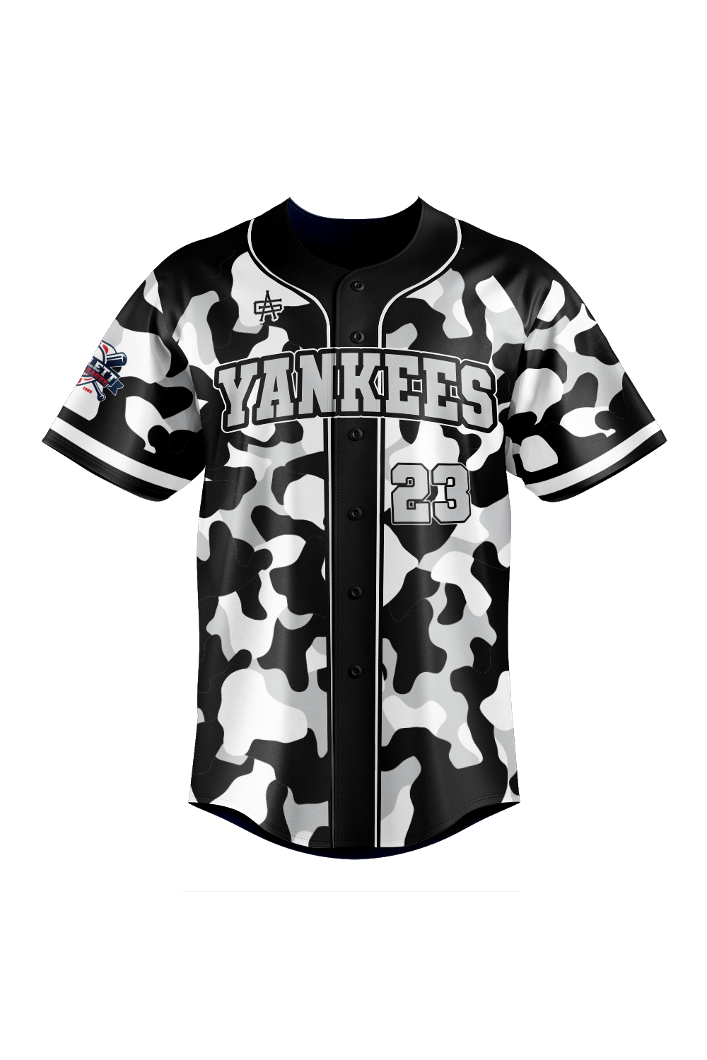 Bartlett Little League Sublimated Baseball Full Button Jersey