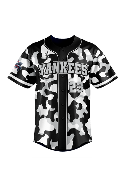 Bartlett Little League Sublimated Baseball Full Button Jersey
