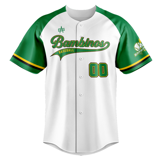Bambinos Baseball Full Button Jersey