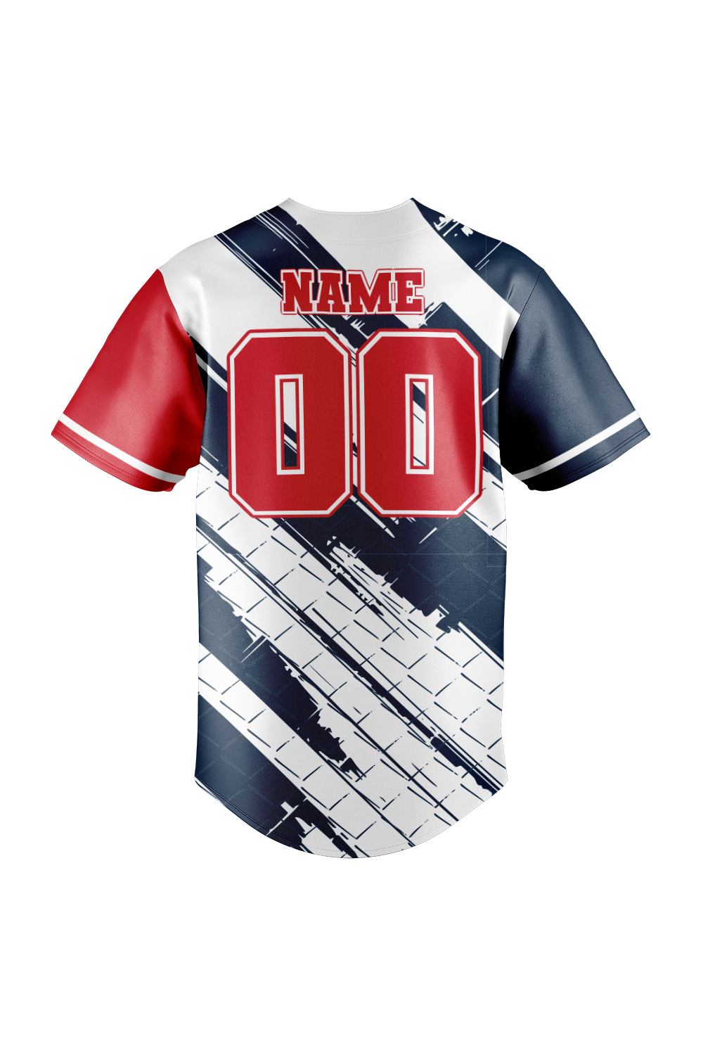 Bartlett Little League Sublimated Baseball Full Button Jersey V3