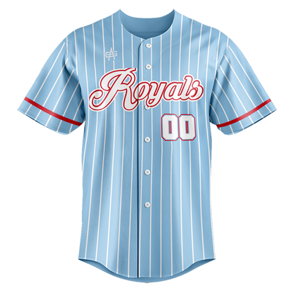Richmond Royals Baseball Full Button Jersey