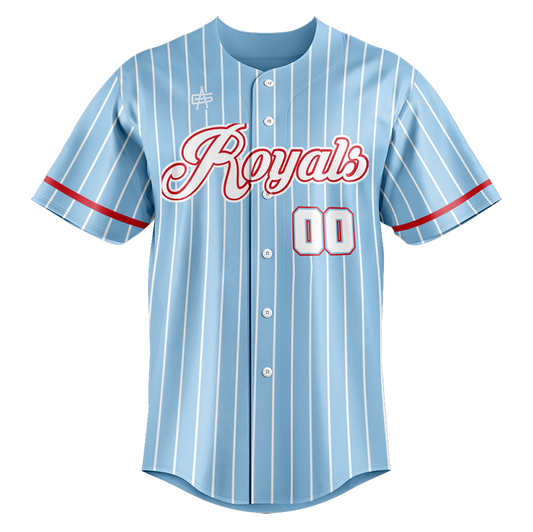 Richmond Royals Baseball Full Button Jersey